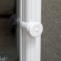 Fynco - Freestanding Electric Fireplace, Electric Log Burner with LED Flame Effect, Overheating Safety System, 1000W/2000W White