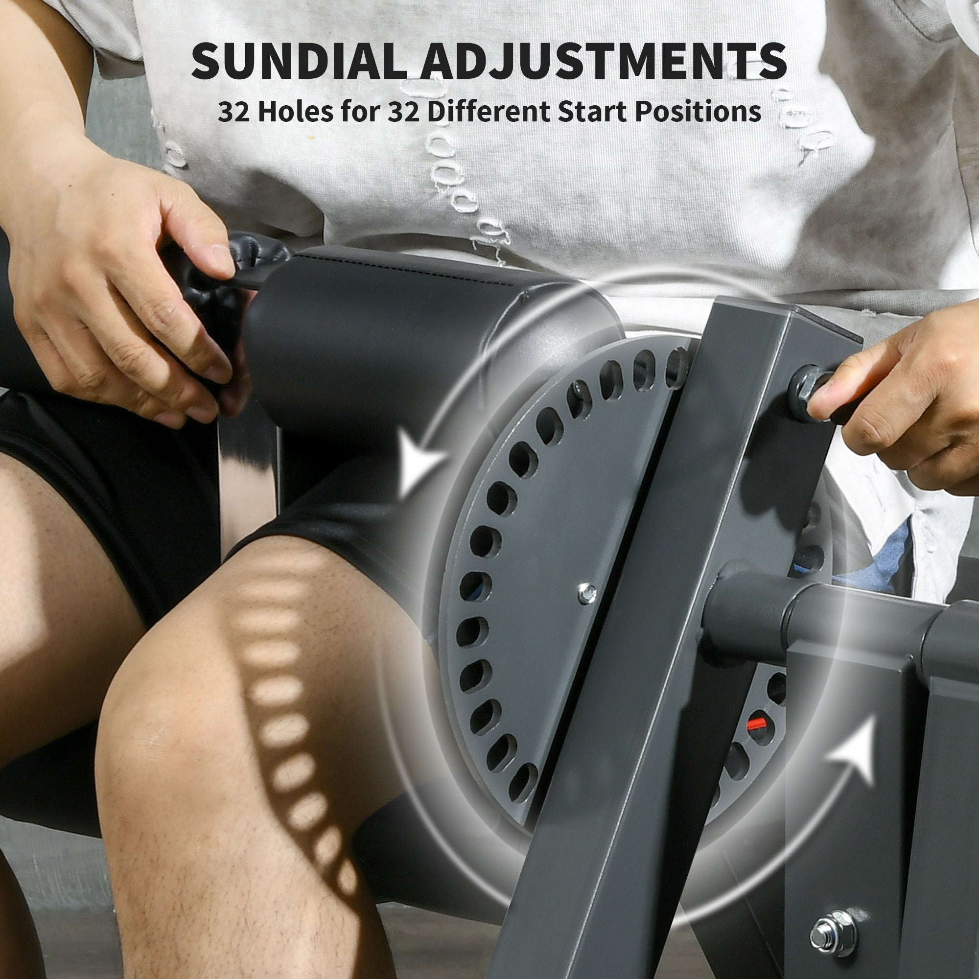 SPORTNOW Seated Leg Extension and Curl Machine, Adjustable Leg Raise Machine and Curl Machine with Plate Loaded for Hip, Thigh, Lower Body Workout