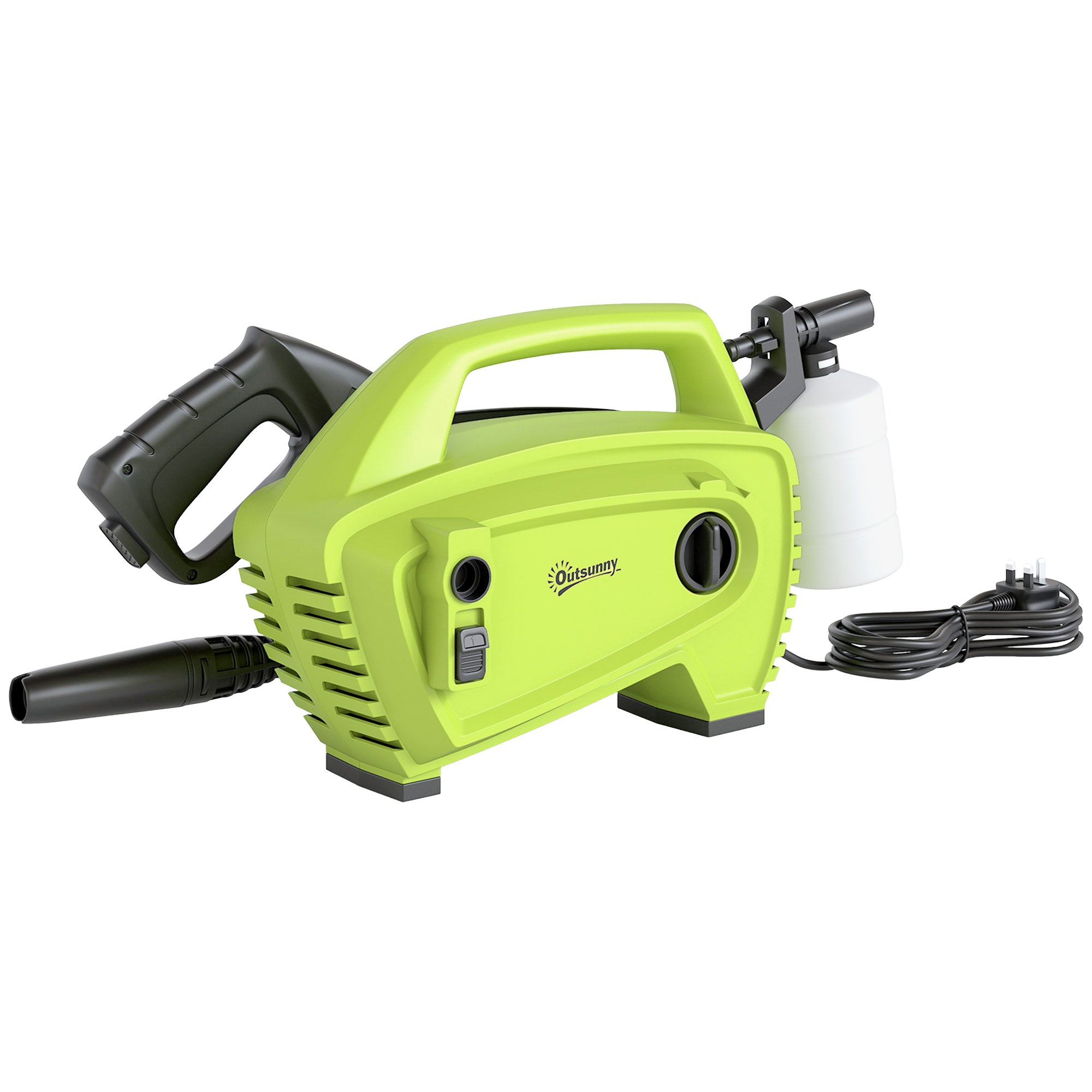 1600W 130-Bar Pressure Washer - Green