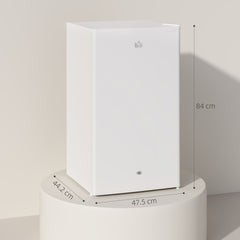 91L Freestanding Under-Counter Fridge with Lock - White