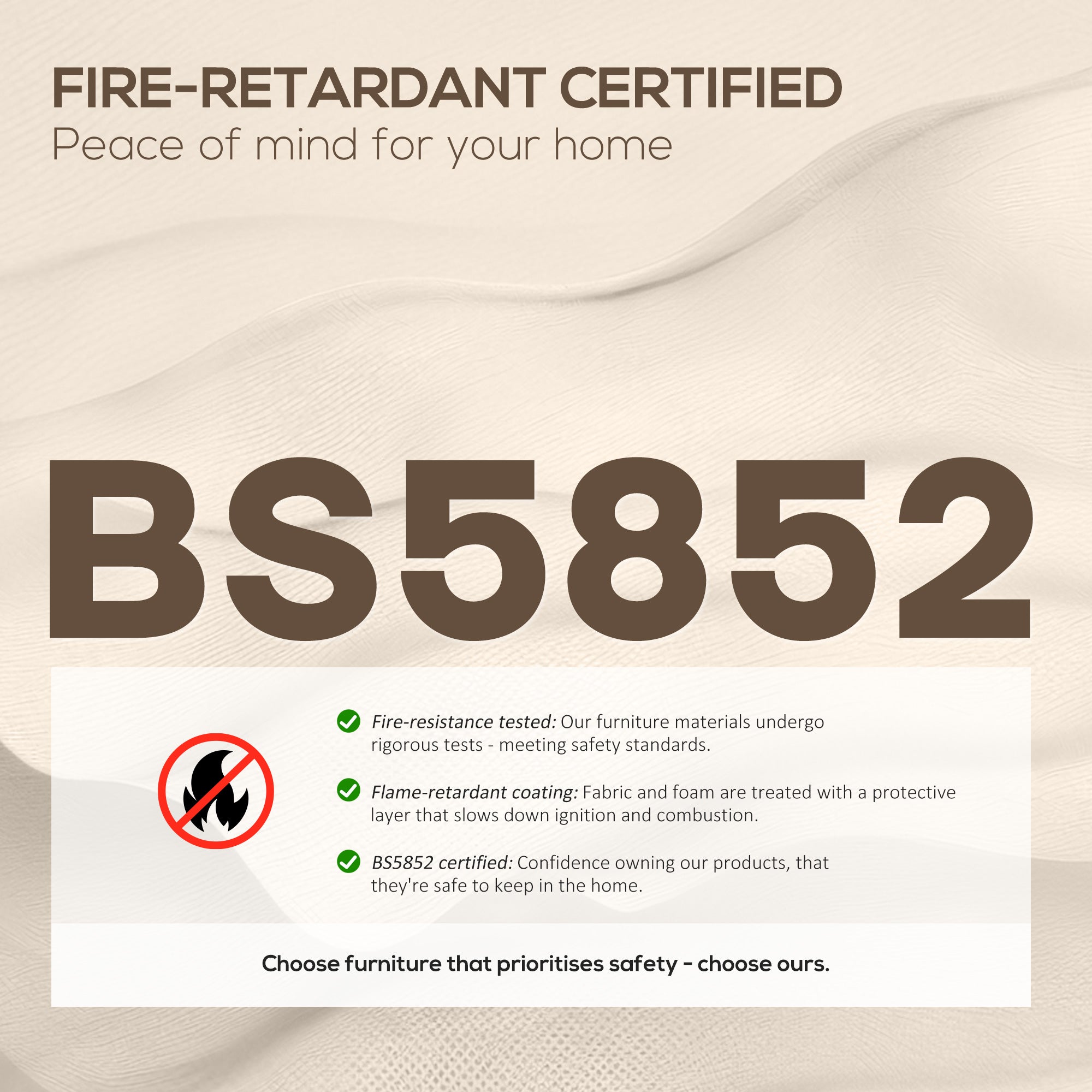 Fynco - Two-Seater Leathaire Sofa - Light Brown