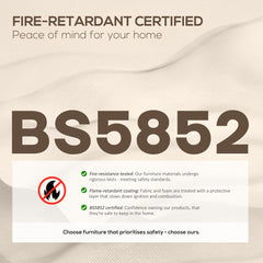 Fynco - Two-Seater Leathaire Sofa - Light Brown