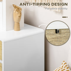 Chest of Four Drawers - Wood-Effect/White