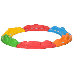 ZONEKIZ Kids Balance Beam, Kids 6 Pieces Stepping Stones Obstacle Course, for Ages 3-8 Years - Multicoloured