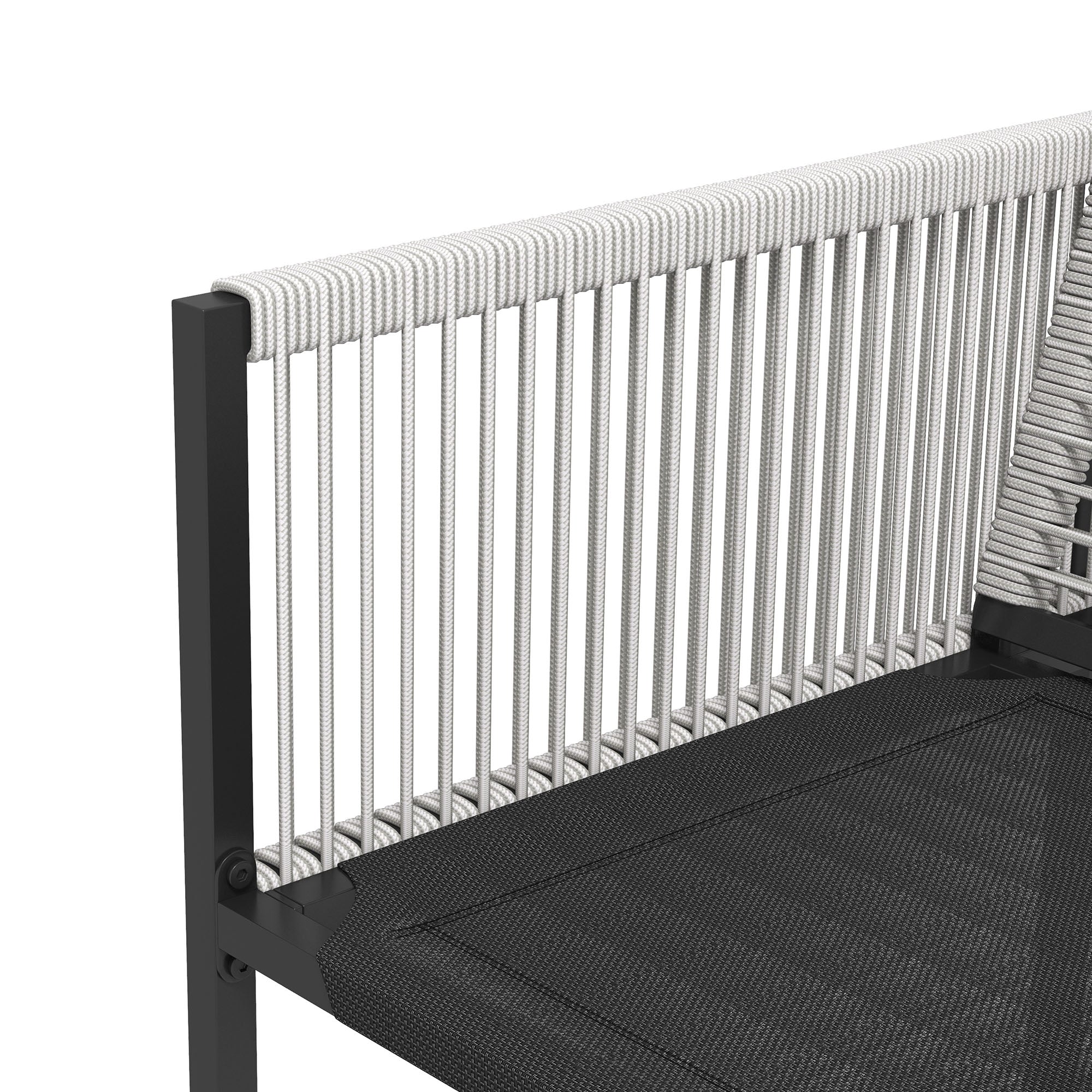 Five-Piece Metal Dining Set, with Folding Back Chairs, Light Grey