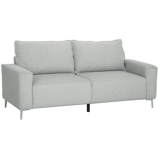 Three-Seater Corduroy - Light Grey