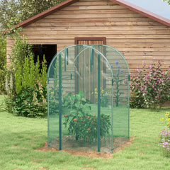 Fynco - 120 x 120cm Mini Polytunnel Greenhouse