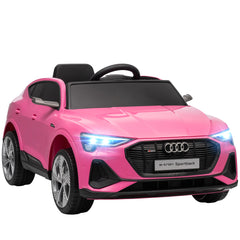 Fynco - 12V Kids Electric Ride on, Electric Car for Kids with Parental Remote, Music, Lights, Suspension Wheels, Pink