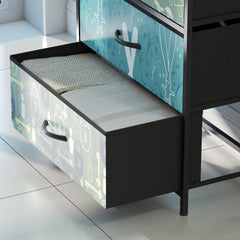 4-Drawer Chest of Drawers - Blue