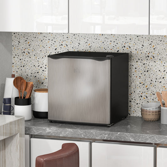 35L Mini Freezer, -24℃ to -14℃ Temperature - Silver Tone