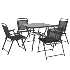 Five-Piece Metal Frame Garden Dining Set
