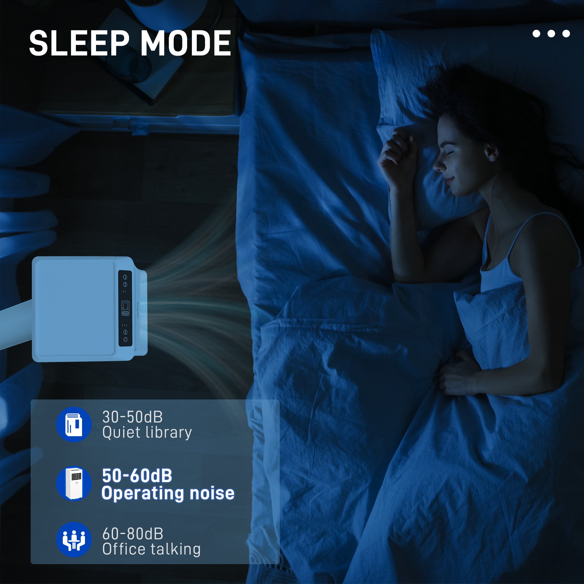 10000 BTU Air Conditioning Unit, 3-in-1 Portable Air Conditioner, Dehumidifier, Cooling Fan with Remote Control, Digital Display, 2 Speeds, 24H Timer, Window Venting Kit, 30m²