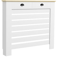 Fynco - 95.5H x 111Wcm Radiator Cover, with Drawer - White
