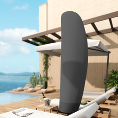 Fynco - Parasol Cover, 600D Oxford Cantilever Umbrella Cover Fit for 2-4m Parasol, Banana Umbrella Protector with Zipper for Outdoor Garden, Patio, Black