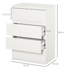 Chest of Drawers, 4-Drawer Storage Cabinets, Modern Dresser, Storage Drawer Unit for Bedroom
