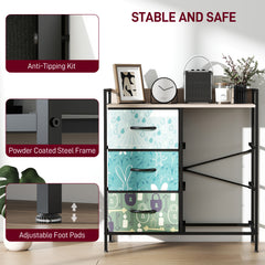 6-Drawer Chest of Drawers - Blue