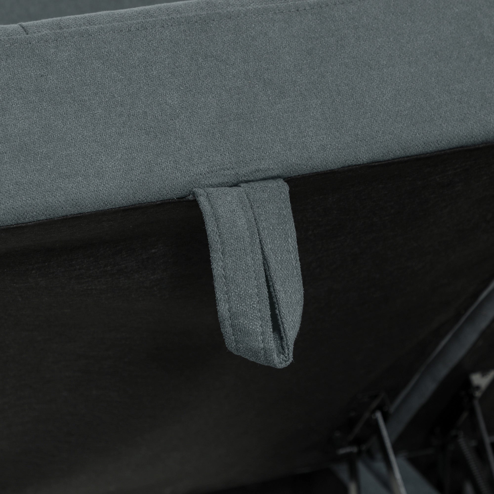L' Shape Modular Sofa, with Storage - Dark Grey