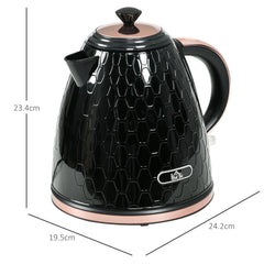 3kW Rapid Boil Honeycomb Kettle - Black