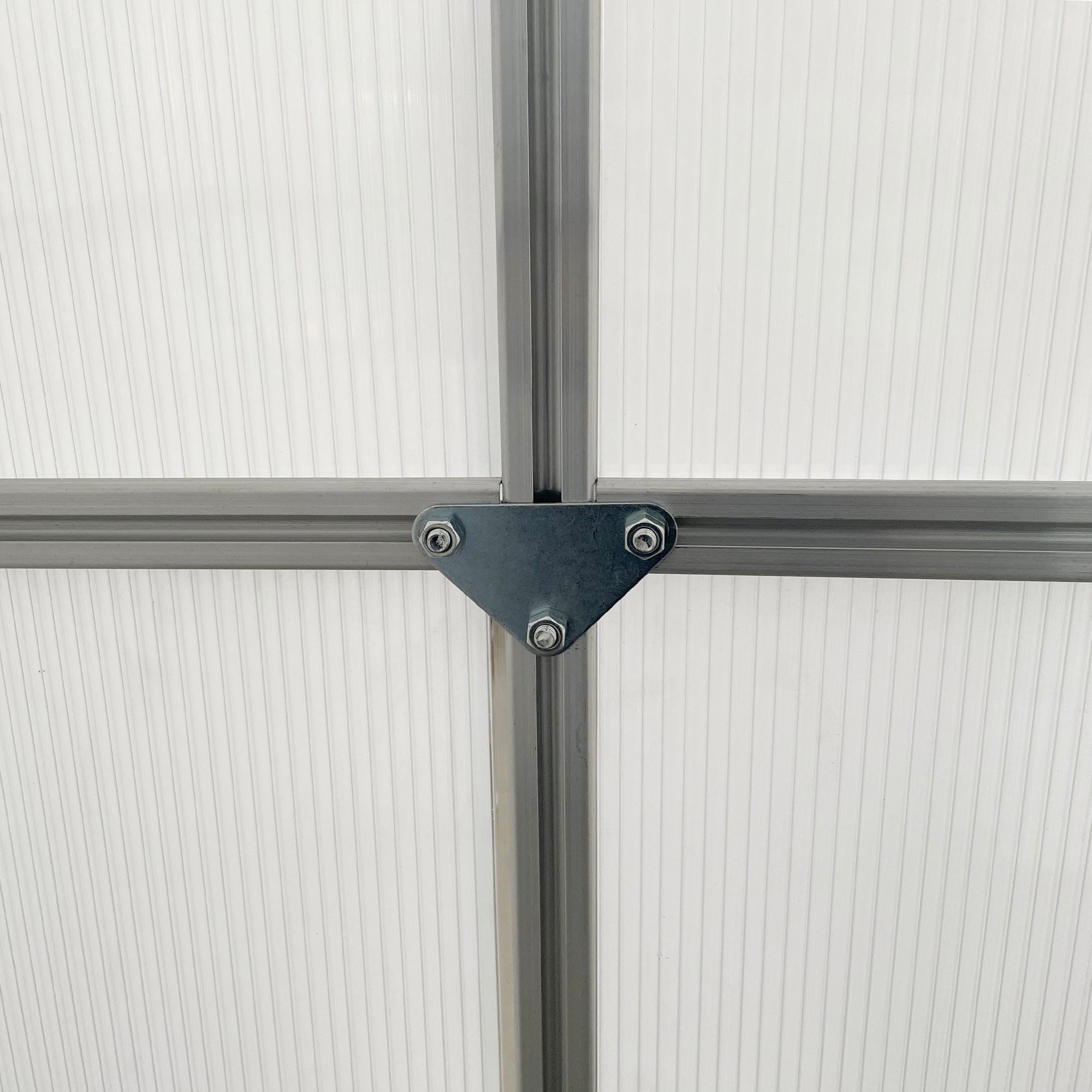 Fynco - 190 x 190cm Walk-In Polycarbonate Greenhouse