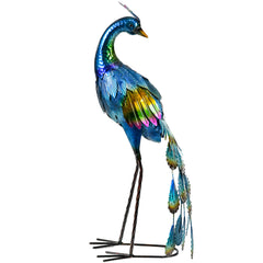 Steel Peacock Garden Statue Decoration Gift