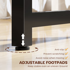 Fynco - L Shaped Desk, Corner Computer Desk with Bookshelf for Home Office, Study Room, Workstation, 120 x 73.2 x 75cm, Rustic Brown