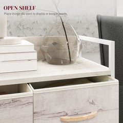 Rustic Chest of Four Fabric Drawers - Black