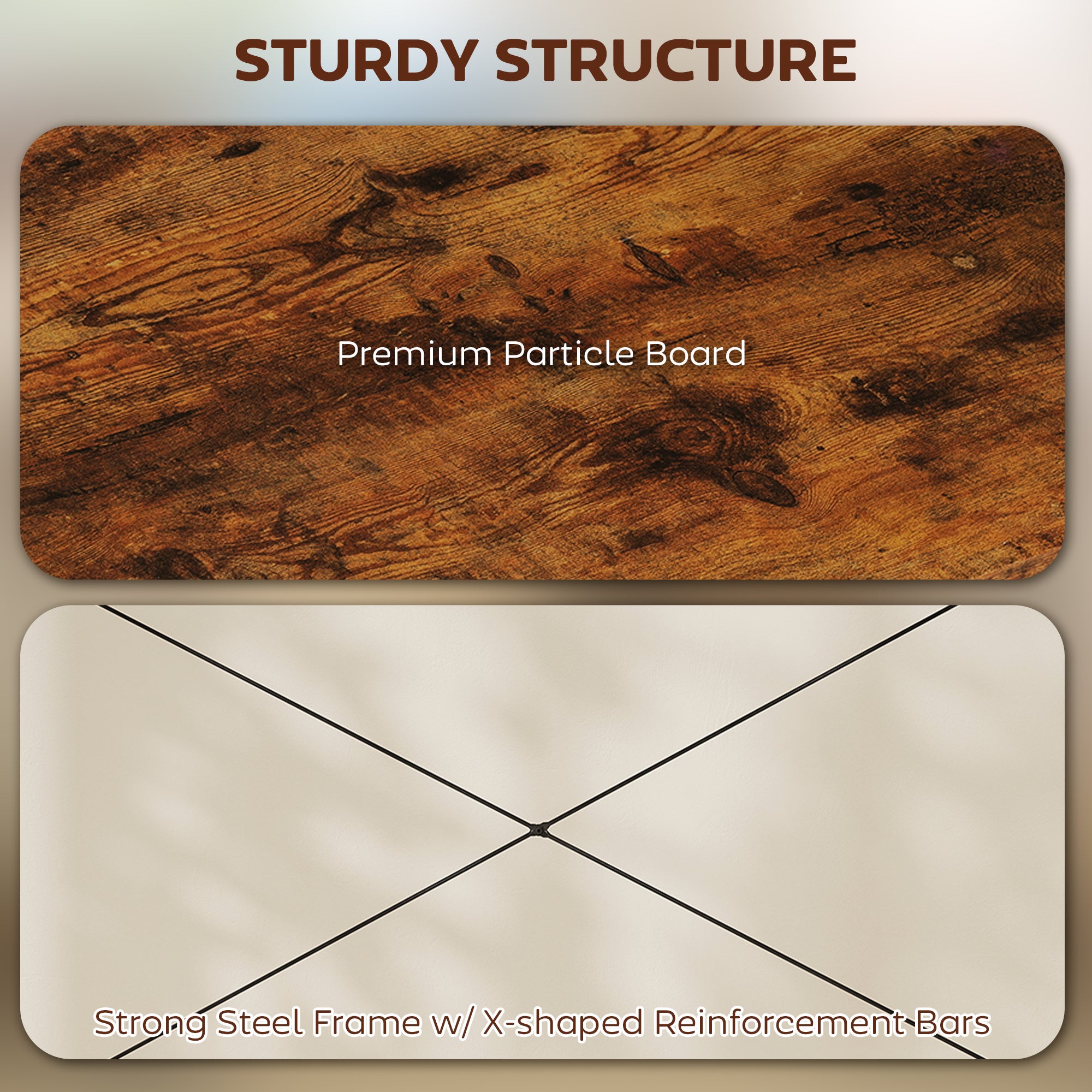 Fynco - L Shaped Desk, Corner Computer Desk with Bookshelf for Home Office, Study Room, Workstation, 120 x 73.2 x 75cm, Rustic Brown