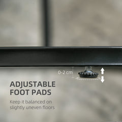 Marble-Effect Nest of Tables - Black/White