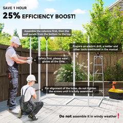 Fynco - 6 x 6ft Garden Shed with Floor, Window, Lockable Doors and Vents, Wood Effect Resin Tool Shed for Outdoor Patio, Grey