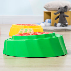 Eight-Piece Kids Stepping Stones, with Non-Slip Surface & Bottom, for Toddlers - Multicoloured