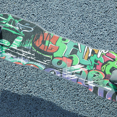 AIYAPLAY Foldable Kids Scooter with Adjustable Handlebar, 200mm Big Wheel, Rear Fender Brake, for Ages 6-12 Years, Green