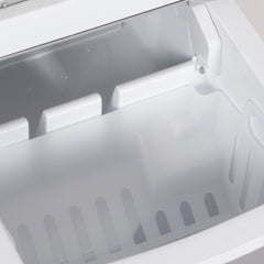 12kg Countertop Ice Cube Machine, with Scoop - Silver-Tone