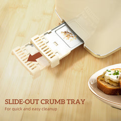 Fynco - Touch Screen Kettle and Toaster Set - Cream