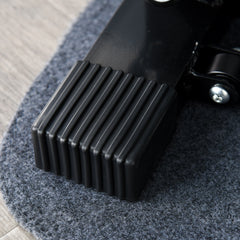 Portable Mini Stepper, Exercise Fitness Machine for Legs Arms Thigh Toner Toning Machine, Stair Steps Workout Training Fitness, w/ Resistance Bands and Floor Mat, Black