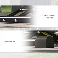 SPORTNOW Vertical and Horizontal Bike Rack Bicycle, Storage Stand with Adjustable Hooks, for 24"-29" Wheels, 700c Bike