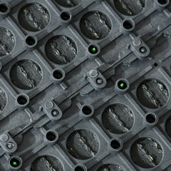 10 PCs 30 x 30cm Artificial Grass Turf, 25mm Pile Height Grass Carpet Fake Grass Mat UV Resistance for Outdoor