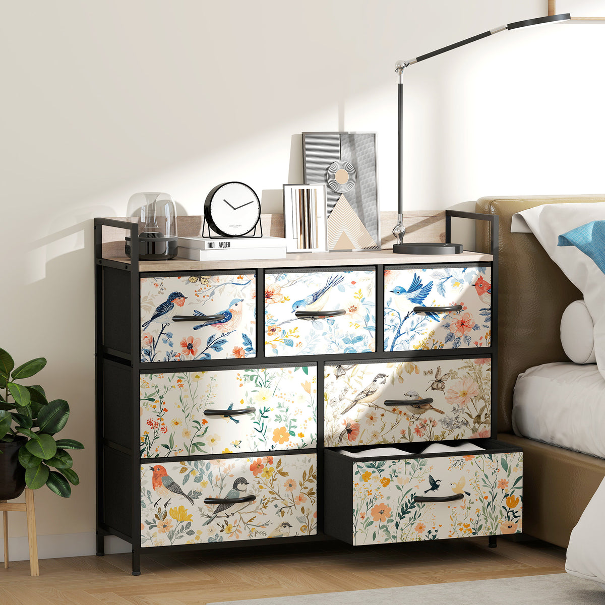 7-Drawer Chest of Drawers - White