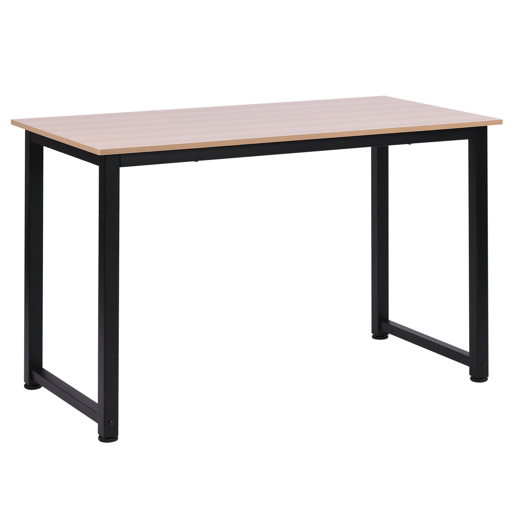 Computer Desk, Writing Table, 120 x 60 x 76cm Workstation for Home Office, Study with Metal Frame, Simple Assembly, Black