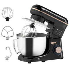 1300W Kitchen Stand Mixer, with Accessories - Black
