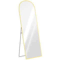 165cm Aluminium Frame Standing Mirror - Gold