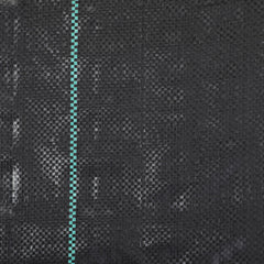 Fynco - 2m x 100m Heavy Duty Weed Control Membrane, Weed Membrane for Landscaping Driveway Gravel Artificial Grass Lawn Underlay, Black