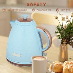 3kW Rapid Boil Honeycomb Kettle - Light Blue