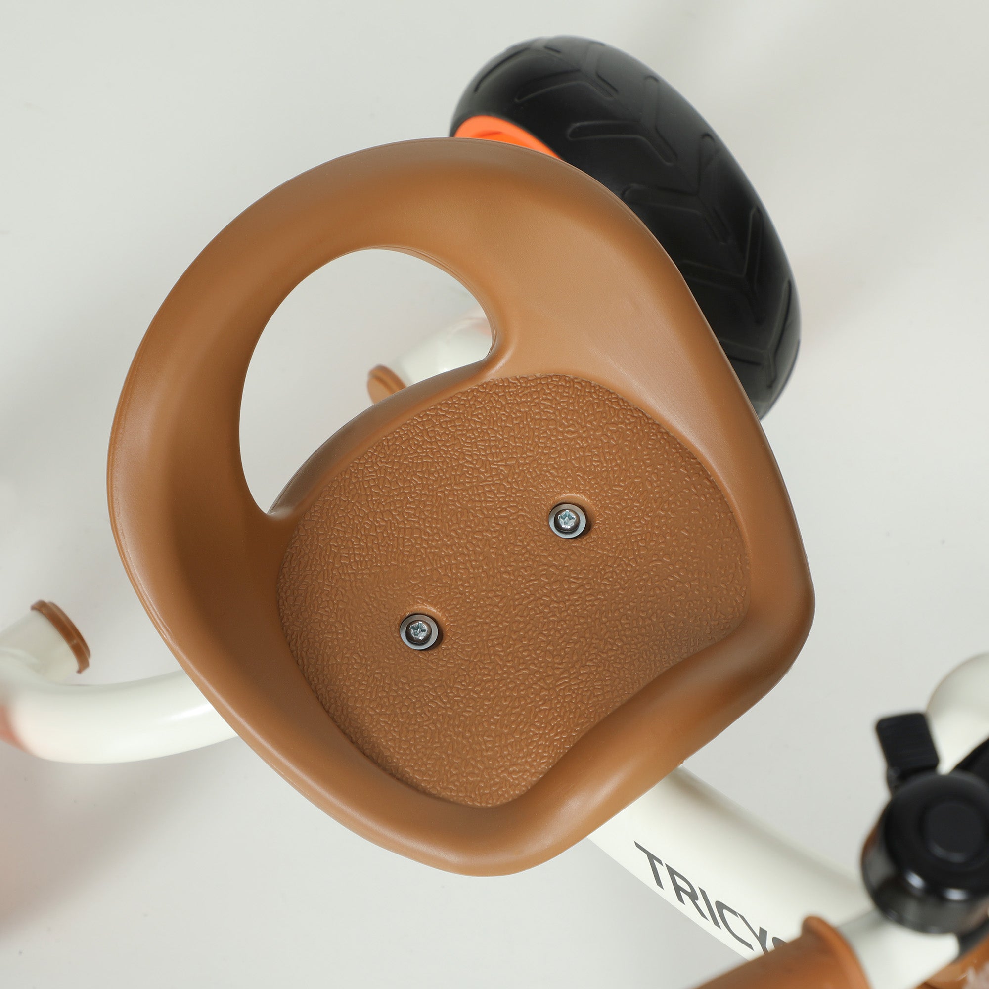 AIYAPLAY Kids Trike, Toddler Tricycle with Front Basket and EVA Wheels for Ages 2-5 Years, Indoor Outdoor for Boys Girls, Orange