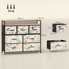 7-Drawer Chest of Drawers - White