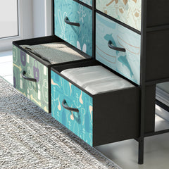 6-Drawer Chest of Drawers - Blue