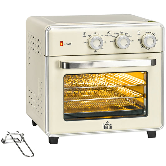 20L 90-230℃ Mini Electric Oven - Cream