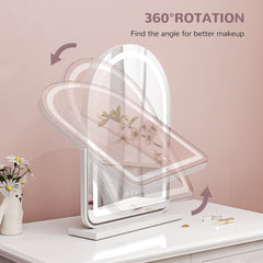 43 x 59cm LED Vanity Mirror - White