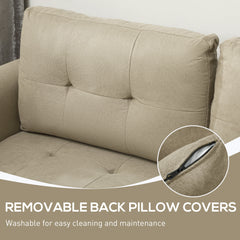 L' Shape Modular Storage Sofa - Light Brown